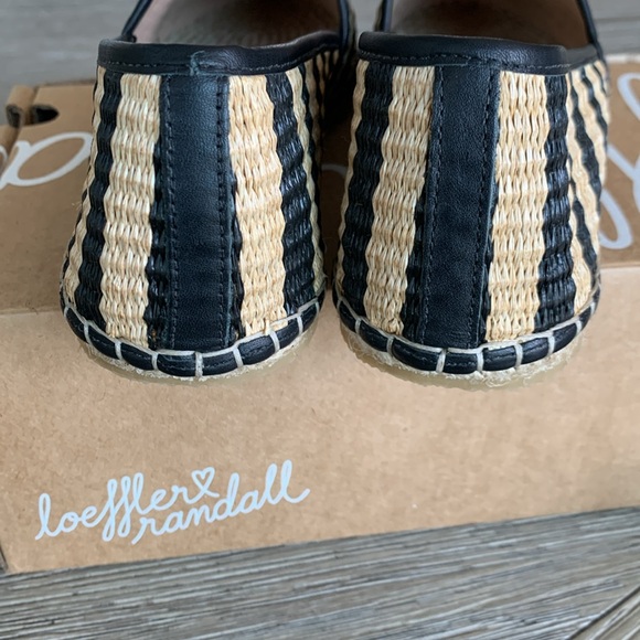 New, Loeffler Randall Mara-SWR, Black/Natural Raffia Woven shoes. Size 9.5 B. - Picture 5 of 9